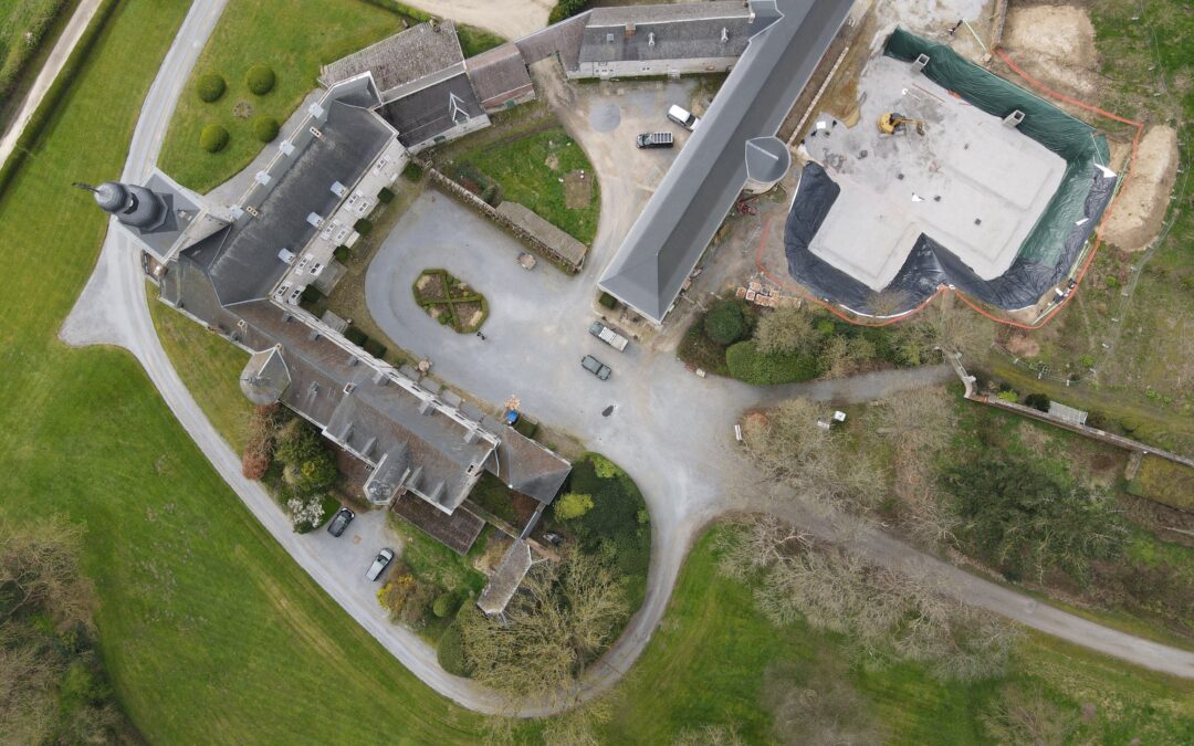 Travaux des caves au Château