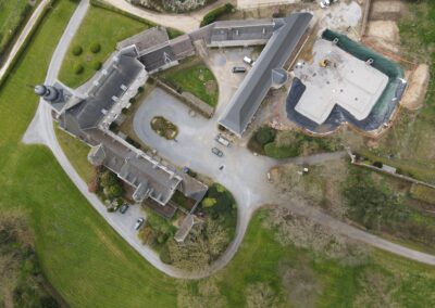 Travaux des caves au Château