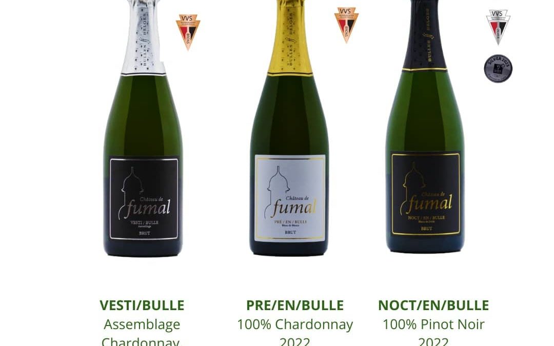 3 cuvées 2022 médaillées