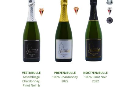 3 cuvées 2022 médaillées
